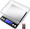 Fuzion Digital Kitchen Scale 3000g/0.1g, Pocket Food Scale with 2 Trays, LCD, Tare Function, Battery Included