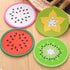 7 Pieces Fruit Slices Silicone Coasters - Non-Slip, 240 Heat Resistant, Unique Cup Mats for Drinks, Coffee, Bowl