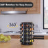 Set 20 Countertop 386 New England Stories Revolving Spice Rack with Spice Jars, Kitchen Spice Tower Organizer