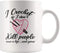 Panvola I Crochet So I Don't Kill People Mug, Novelty Drinkware for Grandma, Auntie, Mom, 11 oz