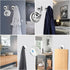 NearMoon 5 Pcs Bathroom Hardware Set, SUS 304 Stainless Steel, 16" Towel Bar, Toilet Paper Holder, 3 Hooks, Chrome