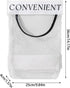 DraCra 2 Pack Trash Bag Holder Dispenser Sticky Wall Mount Mesh Convenient Storage Organizer for Home Kitchen Grocery