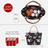 Gloppie Insulated Lunch Bag for Women, Leakproof Lunch Tote with White Flower Design