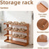 Eloplzxe 4 Closet,Small Closet 26.777.4819.3inch Shoe Rack,Small Tier Shoe Organizer Storage Shelf,Bamboo Narrow Shoe