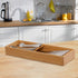 Bamboo Silverware Drawer Organizer, Kitchen Cutlery Tray, Utensil Holder for Spoons, Forks, Knives
