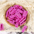 40 Pcs Plastic Baby Hanger Clips Slim-line Finger Clips Set for Velvet Clothes Hanger (Pink)