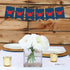 9-Feet, 1-Set, Andaz Press Hanging Pennant Party Banner with String, Nautical Crab, Decor Paper Decorations, Includes