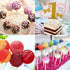 200 Count White Lollipop Sticks, 6-Inch Paper Sucker Sticks for Cake Pops, Cupcake Toppers, Candy Melt, Chocolate,