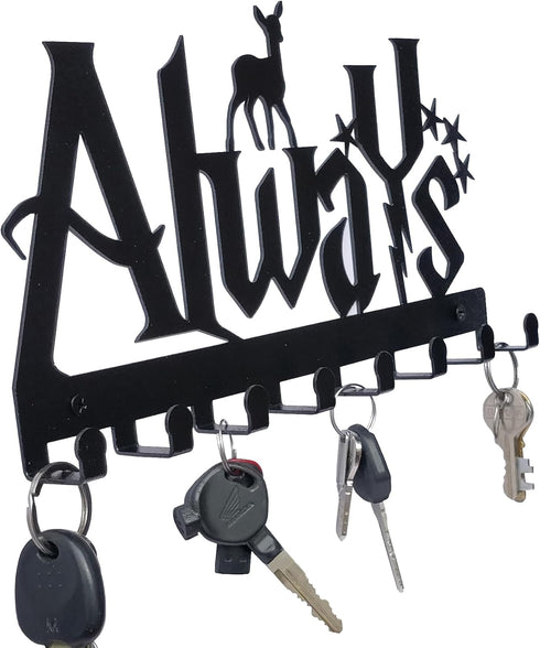 Decorative Metal Key Hooks | Wall Mounted Key Holder | Always Sign