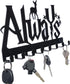 Decorative Metal Key Hooks | Wall Mounted Key Holder | Always Sign
