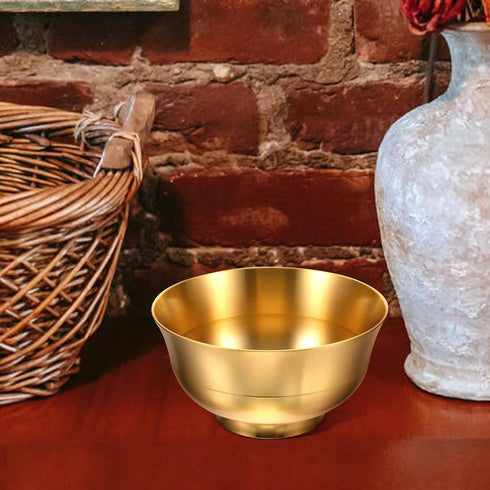 ARTIBETTER Home Decor Feng Shui Treasure Basin Decorative Wealth Bowl Statue Wealth Porsperity Figurine Money Bowl Offering Cup Blessing Ornament for Wealth Success Good Luck Living Room Furniture by ARTIBETTER