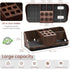 Counter Set(Walnut Boperzi Bathroom Organizer for Vanity & Sink Storage: Detachable Electric Toothbrush and Toothpaste