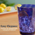 US Acrylic Optix 14oz Reusable Drinking Glasses (Set of 8) in Coastal Colors | BPA-Free Tumblers, Made in USA |