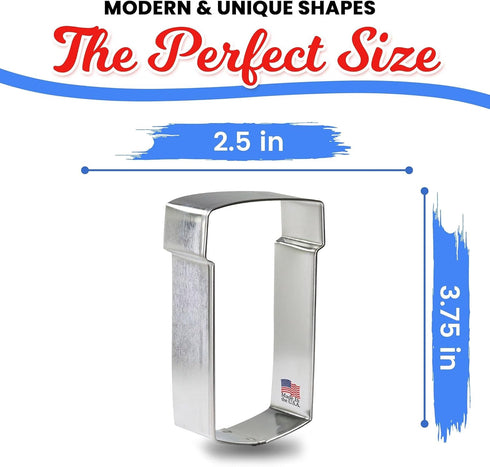 Pill Rx Bottle Cookie Cutter 3.75 Inch - Made in the USA, Foose Cookie Cutters Tin Plated Steel