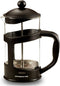 Ovente French Press Coffee, Tea and Espresso Maker, Heat Resistant Borosilicate Glass with 4 Filter Stainless-Steel