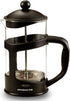 Ovente French Press Coffee, Tea and Espresso Maker, Heat Resistant Borosilicate Glass with 4 Filter Stainless-Steel