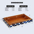 Handicrafts Home Handmade Decorative Box, Patisserie Pattern Storage Organizer for Keepsakes and Home Decor