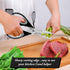 iBayam 8.5" Kitchen Scissors with Sheath, Black Household Appliances, Kitchen Gadgets, Cooking Scissors, Home Essentials