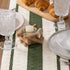 MLMW 40 inches Boho Table Runner Olive Green&Ivory Small Coffee Table Runner Rustic Macrame Woven Table Runners Short