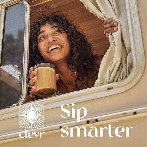 Clevr Blends Handheld Milk Frother - USB Rechargeable Mixer for Coffee, Tea, Latte, and Hot Chocolate Drink Prep