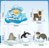 5PCS Cruise Door Magnet, Alaska Cruise Refrigerator Car Ship Magnetic Decal, Alaskan Themed Magnets Door Decoration, Whale Sea Lion Seal Reindeer Fridge Magnetic Stickers for Cruise Party Decor