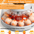 12 Egg Incubator for Hatching Eggs with Automatic Egg Turning, Temperature & Humidity Control Display, Built-in LED Egg