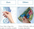 GORGECRAFT 4PCS 6.3 Inch Sea Animal Window Decals, Waterproof Static Clings for Bedroom Bathroom, Prevent Bird Strikes