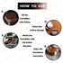 NEOUZA 54mm Bottomless Portafilter compatible with Breville BES880, BES878, BES875, BES870, BES840, BES810, BES500,
