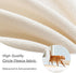 Custom Window Seat Cushions Indoor, Circle Fleece Bay Window Cushion, Waterproof Anti-cat Scratch Custom Bench Cushions