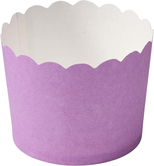 DecoPac Lilac Scalloped Baking Cups, Pack of 50, Oven Safe Cupcake Cases, Perfect for Delicious Cupcakes