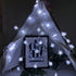 20 40 Christmas Lights, Ft LED Snowflake String Lights Battery Operated Waterproof Fairy Lights for Bedroom Patio Room