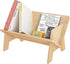 RekRang Wooden Tabletop Bookshelf Titled Desktop Bookshelf Cookbook Shelf,Small Bookcases for Magazine
