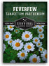 Feverfew Seeds for Planting - Perennial Daisy-Like Flower Herb, Pollinator Friendly Garden,
