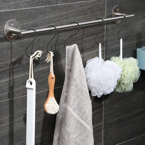 10 Pack Extra Large S Shape Hooks - 4.7 Inches Heavy-Duty Metal Hanging Hooks for Kitchenware, Bathroom, and Gardening
