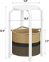 TB01BWK092 TUTOTAK Small Side Table, Round End Table, Night Stand, Bedside Table, Sofa Table with Storage Basket
