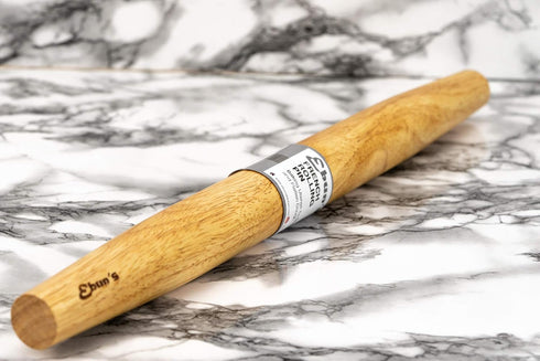 French Rolling Pin, 18 Inch Wooden Dough Roller for Baking Pizza, Pie Crust, Cookies & Pasta