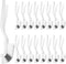 Yinkin Kitchen Scrub Brush Bulk, Mini Grout Brush for Household Cleaning, Right Angle Edge Corner Brush (24 Pack)