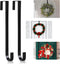PECULA 2 Pack 14” Wreath Hangers for Front Door, Metal Wreath Door Hanger 40lb Load-bearing for Decorations
