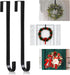 PECULA 2 Pack 14” Wreath Hangers for Front Door, Metal Wreath Door Hanger 40lb Load-bearing for Decorations