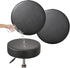 FUANGUI Bar Stool Covers Round Set of 2, Waterproof PU Seat Covers