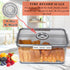 Counter Bread Box Bread Boxes for Kitchen Airtight,Time Recording Bread Storage Container with Lid, Bread Keeper