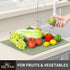 ME.FAN Silicone Dish Drying Mat - Kitchen Counter Protection Pad, 16''×12'' - Desert Sage