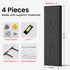 15.7in 22lbs Set 4) BAYKA Floating Shelves for Wall, Wall Mounted Rustic Wood Shelves for Bathroom, Bedroom, Living