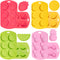 Whaline 4 Pack Fruit Shaped Silicone Mold, Pineapple Lemon Watermelon Strawberry Baking Mould, 3D Summer Fruit Ice Mold