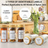 398 Labels-4oz 24 Set AISIPRIN Glass Spice Jars with Pcs,Round Seasoning Jars with Bamboo Airtight Lids,Spice Container