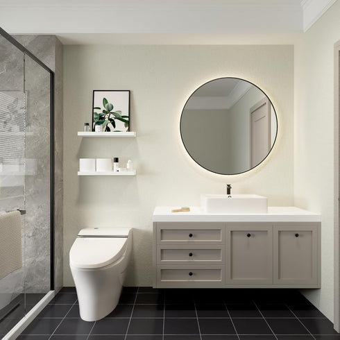 Set 2, Boswillon Floating Shelves Wall Mounted of Modern White Shelves for Bedroom, Nursery Shelves with Lip, Display