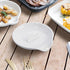 Egg Cracker & Spoon Holder - Ceramic Spoon Rest for Kitchen, Heat Resistant Utensil Rest for Countertop, Blue