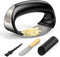 Vantic Garlic Press Rocker - Stainless Steel Garlic Crusher, Mincer and Chopper with Peeler & Scraper, Easy Kitchen