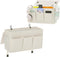Edudif Dual-purpose Bedside Caddy Bedside Organizer, Bed Caddy with 6 Pockets, Versatile