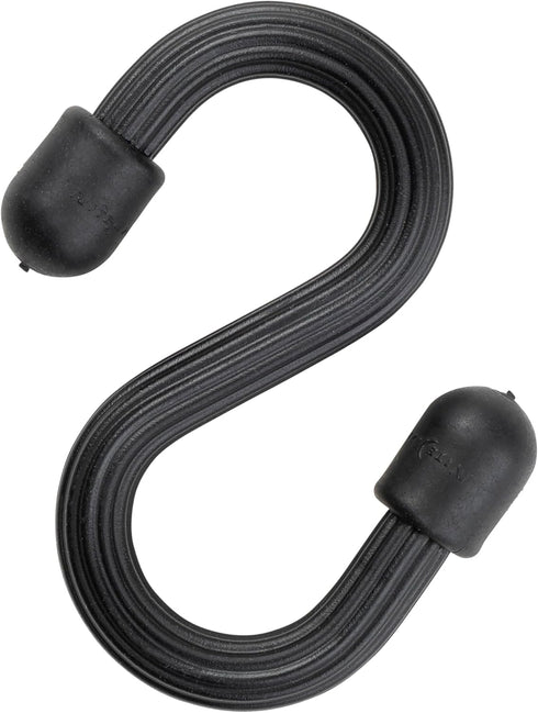 Nite Ize Gear Tie Bendable S-Hook, Black, 4 Count (4 Pack)